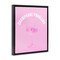 Stupell Industries Champagne Problems Pink Floater Framed Canvas Wall Art Design by House of Lulu